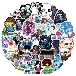 Undertale Stickers Pack: Skateboard, Laptop, Luggage, Guitar, Motorcycle, DIY, Kids Toy (ONLINE ORDER ONLY)