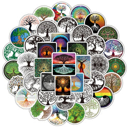 Miracle Tree of Life Stickers: Waterproof Guitar Car Bike Luggage Phone Decals (10/30/50PCS) (ONLINE ORDER ONLY)