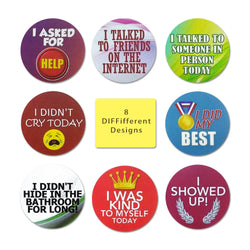 500pcs/roll encourage words Stickers Waterproof funny reward Sticker for Girls Boys Kids Children Gifts "I SHOWED UP" on laptop (ONLINE ORDER ONLY)