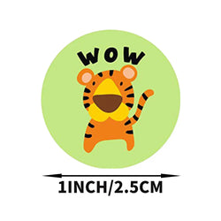 100-500pcs Animal Sticker School Teacher Student Cartoon Sticker Sealing Label Christmas Gift Scrapbook Stationery Sticker (ONLINE ORDER ONLY)