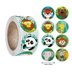 500 Pcs New Roll Cute Rabbit Easter Egg Theme Sticker Holiday Gift Decoration Sticker (ONLINE ORDER ONLY)