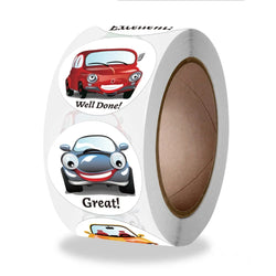 Stickers 500 Pcs/roll New Teacher Reward Children Reward Sticker Car Holiday Decoration Gift Sticker Label (ONLINE ORDER ONLY)