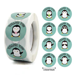 Stickers 500 Pcs/rollSea Animal Series Cute Stickers Office Stationery Decoration Sealing Stickers Kawaii Stickers (ONLINE ORDER ONLY)