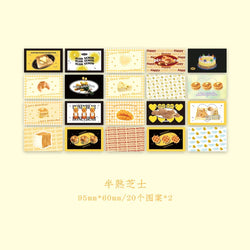 40/60Pcs/box Retro Girls House Series Sticker Hand Account DIY Album Decoration Scrapbooking Stickers Kawaii Korean Stationery (ONLINE ORDER ONLY)