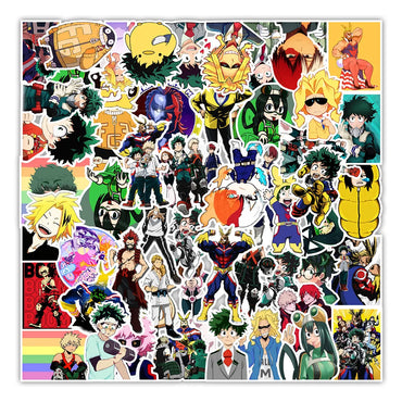 My Hero Academia Waterproof Stickers 10/30/50PCS Wholesale (Online Order Only)