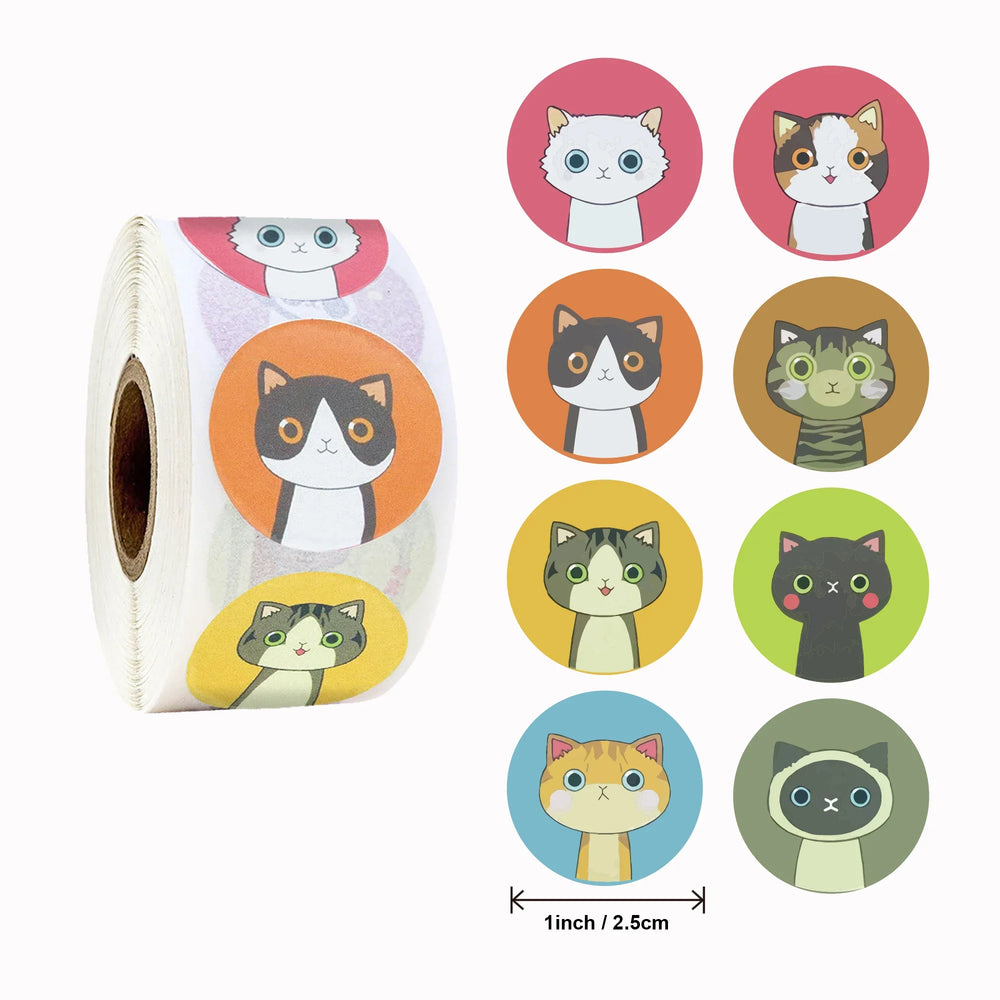 500 Pcs New Roll Cute Rabbit Easter Egg Theme Sticker Holiday Gift Decoration Sticker (ONLINE ORDER ONLY)