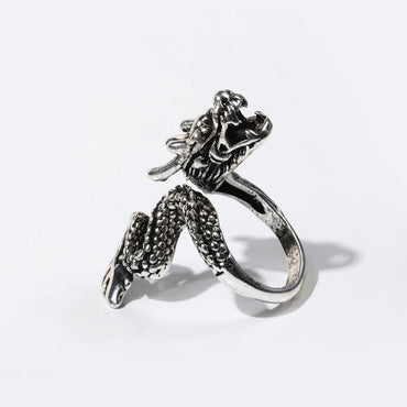 Chinese Dragon Ring Metal for Cosplay Game Night Dungeons and Dragons (adjustable) (Online Only)