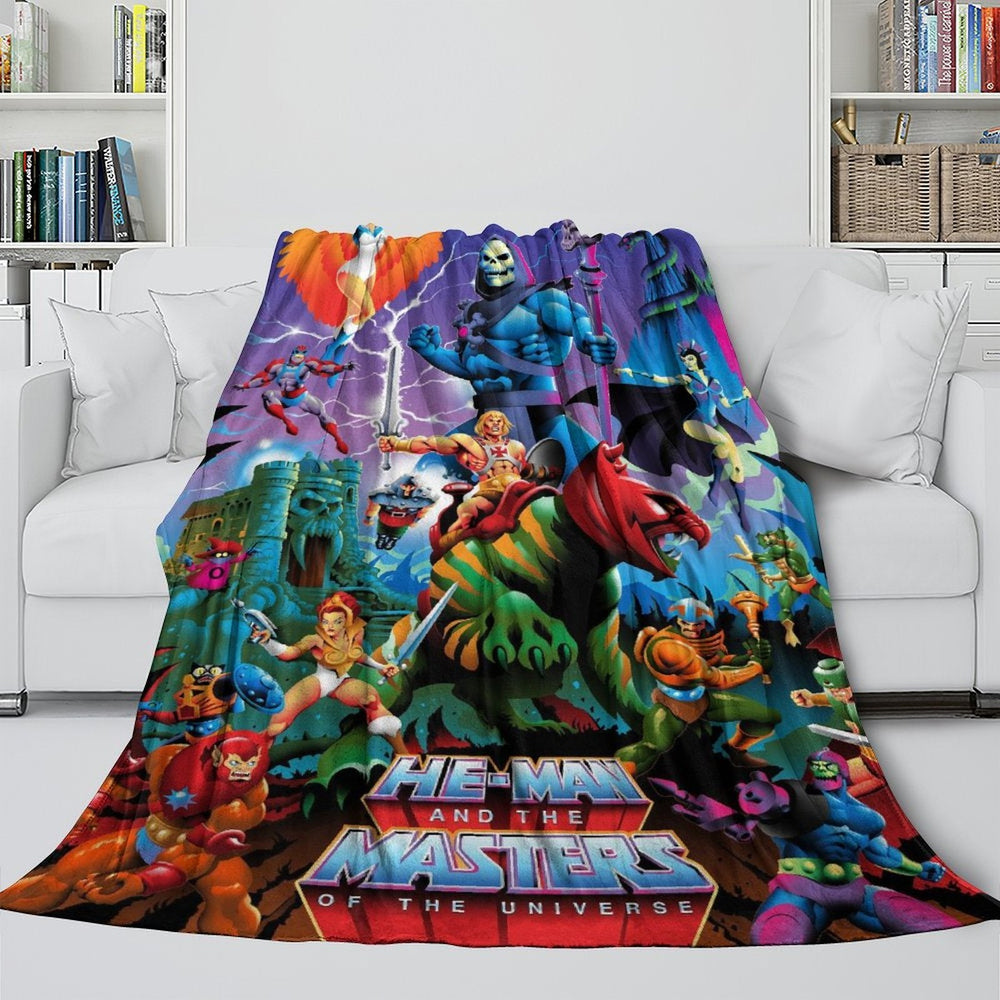 He-Man And The Masters Blanket Flannel Throw Room Decoration (ONLINE ORDER ONLY)