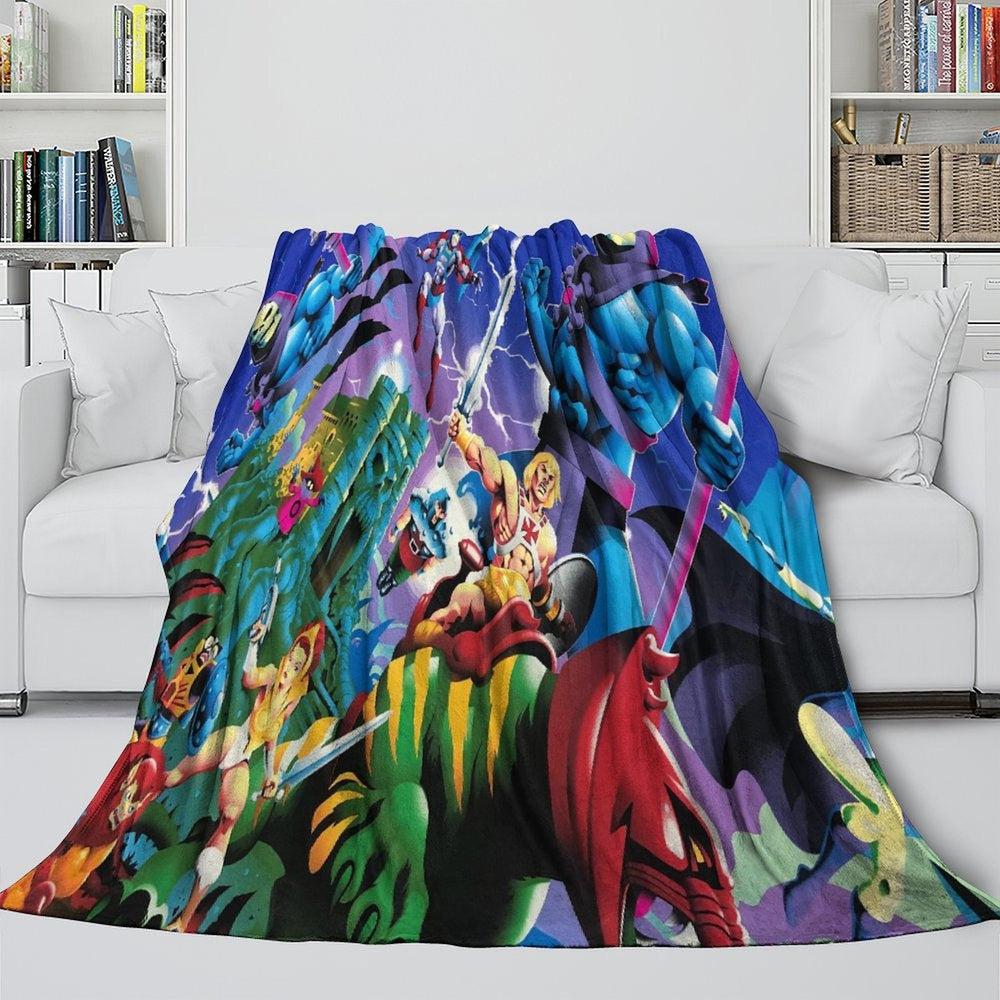 He-Man And The Masters Blanket Flannel Throw Room Decoration (ONLINE ORDER ONLY)