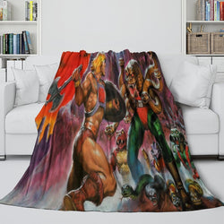 He-Man And The Masters Blanket Flannel Throw Room Decoration (ONLINE ORDER ONLY)