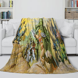 He-Man And The Masters Blanket Flannel Throw Room Decoration (ONLINE ORDER ONLY)