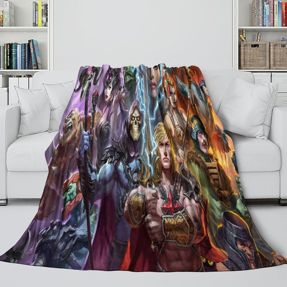 He-Man And The Masters Blanket Flannel Throw Room Decoration (ONLINE ORDER ONLY)