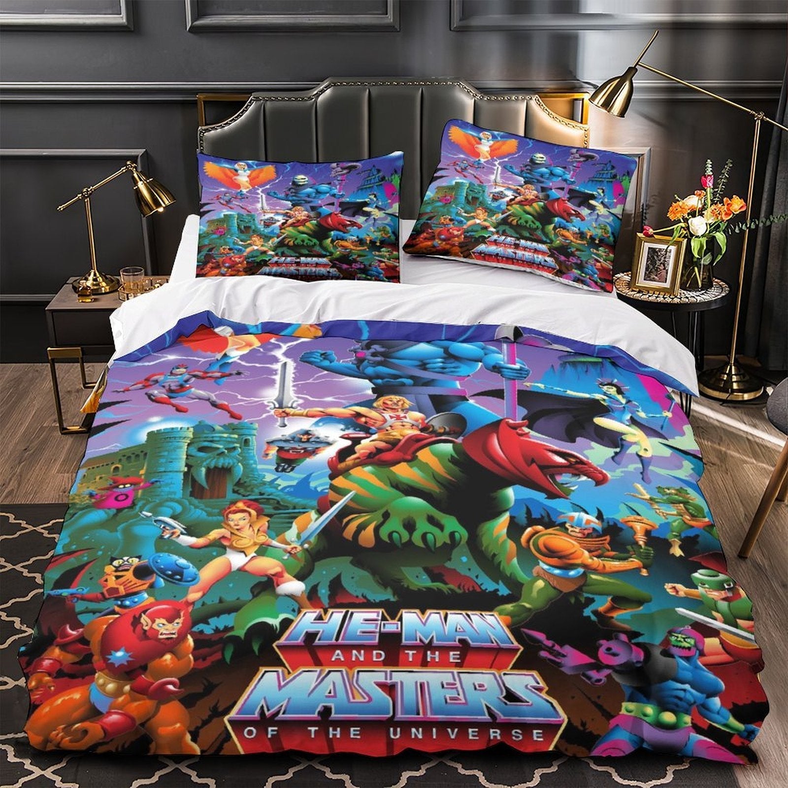 He-Man And The Masters Duvet Cover Pattern Bedding Set Without Filler (ONLINE ORDER ONLY)