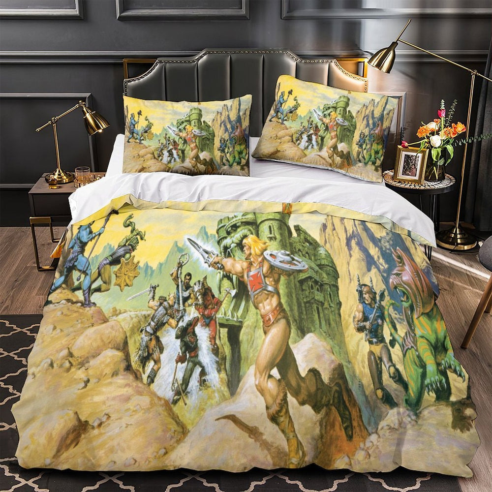 He-Man And The Masters Duvet Cover Pattern Bedding Set Without Filler (ONLINE ORDER ONLY)