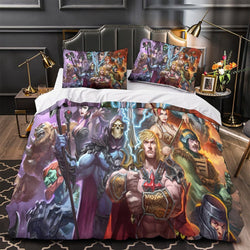 He-Man And The Masters Duvet Cover Pattern Bedding Set Without Filler (ONLINE ORDER ONLY)