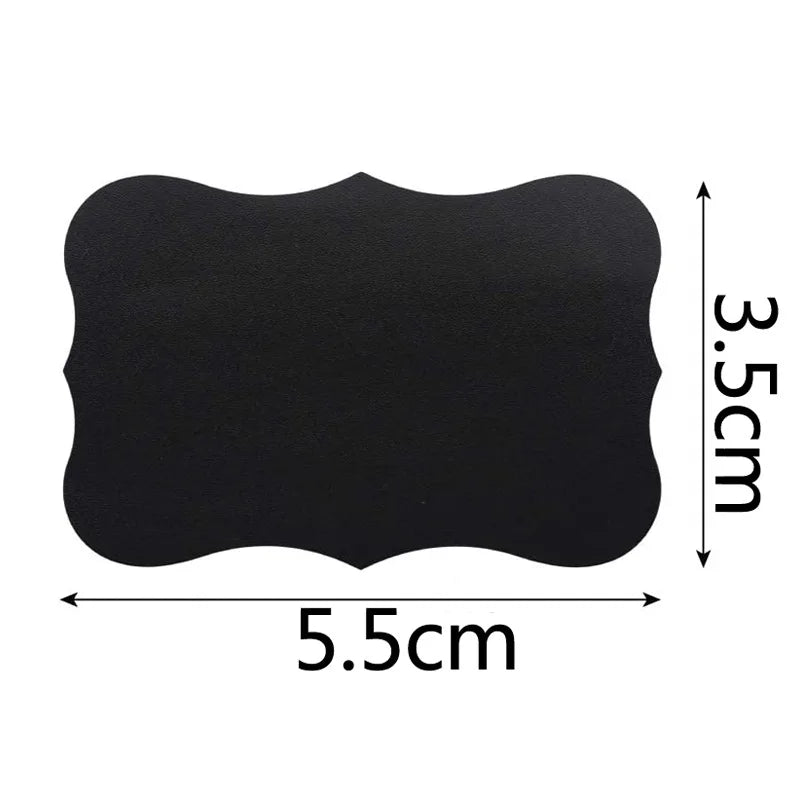 120-300pcs/roll Blackboard Spice Sticker Reusable Jam Labels Kitchen Stickers Organizer Wall Sticker Home Decor Chalkboard Label (Online Order Only)