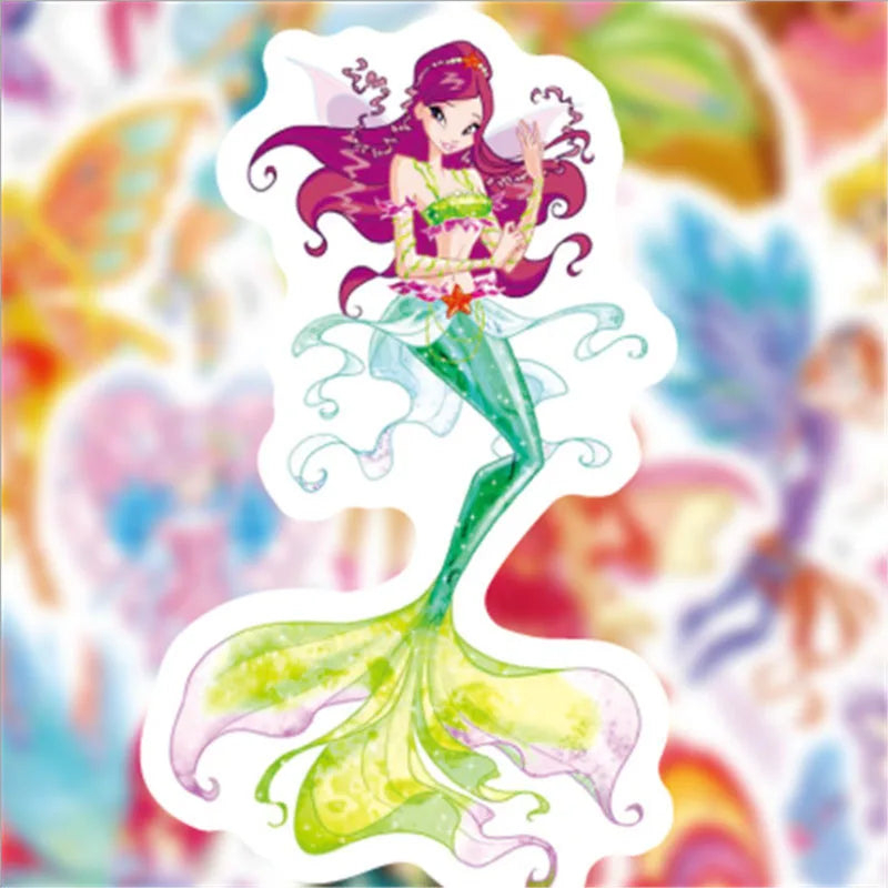 Butterfly Fairy Stickers Waterproof for Skateboard, Suitcase, Phone, Laptop (10/30/50pcs) (ONLINE ORDER ONLY)