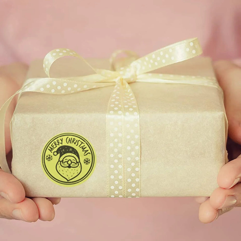 100-500pcs Thank You Stickers Free gift Gold Craft Handmade Sticker Circle Thank You Stickers For Business Card Sealing Labels (ONLINE ORDER ONLY)