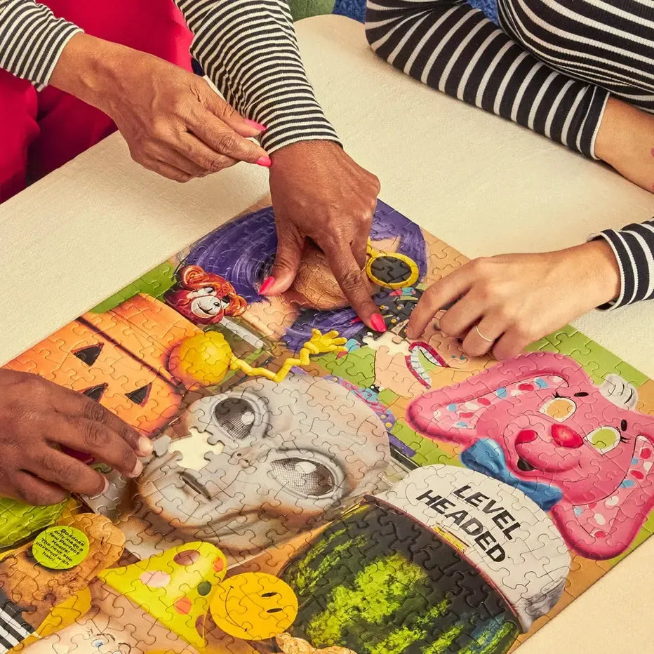 Heads 500 Piece Jigsaw Puzzle Le Puzz