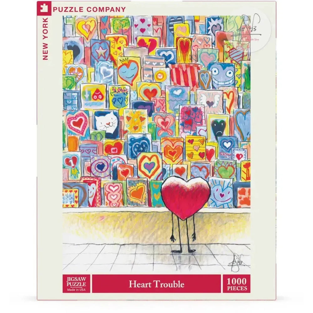 Heart Trouble 1000 Piece Jigsaw Puzzle NYPC (ONLINE ORDER ONLY)