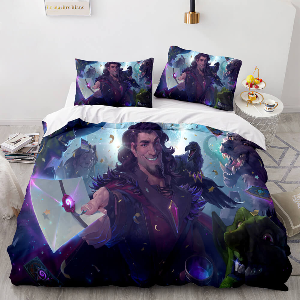 Hearthstone Heroes of Warcraft Cosplay Bedding Set Quilt Cover Without Filler (Online Order Only)