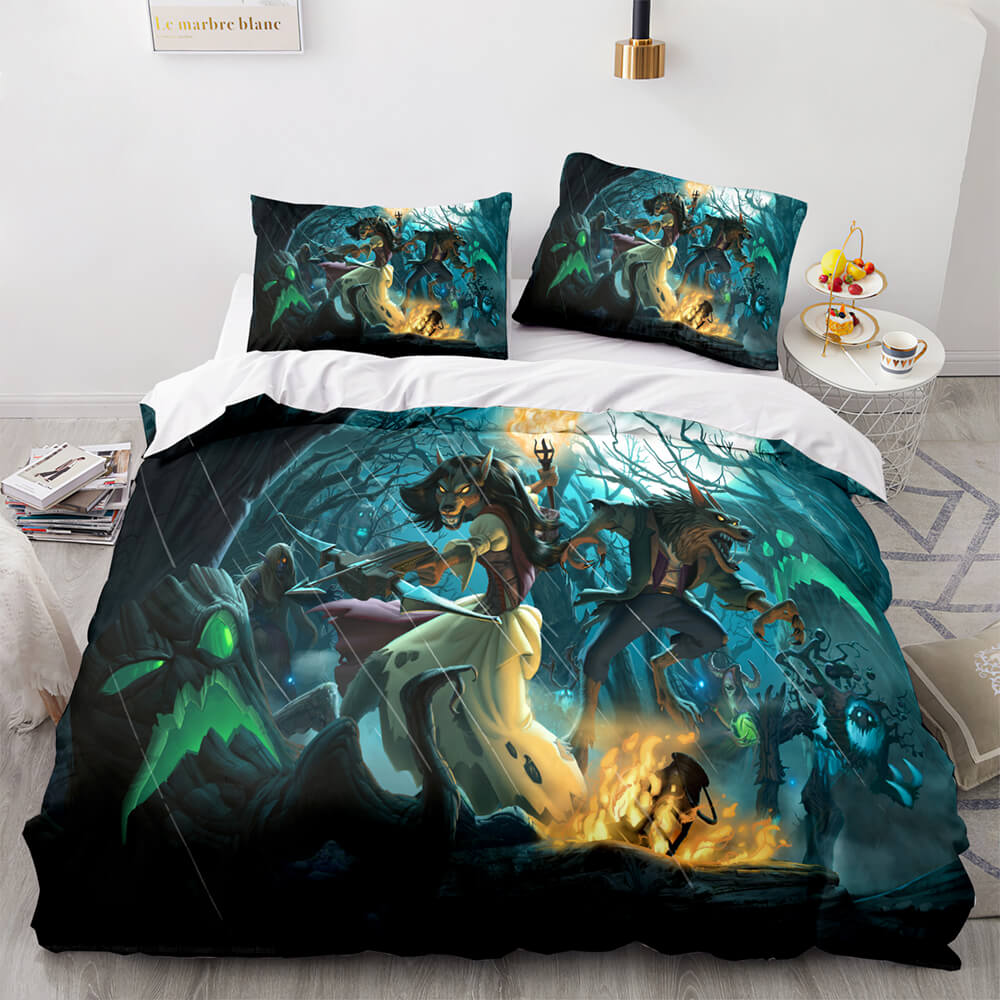 Hearthstone Heroes of Warcraft Cosplay Bedding Set Quilt Cover Without Filler (Online Order Only)