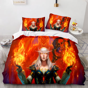 Hearthstone Heroes of Warcraft Cosplay Bedding Set Quilt Cover Without Filler (Online Order Only)