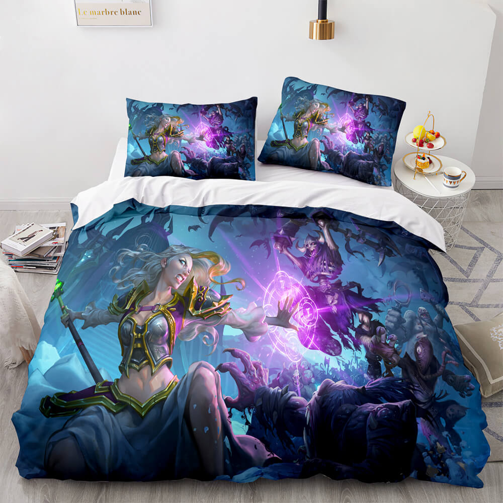 Hearthstone Heroes of Warcraft Cosplay Bedding Set Quilt Cover Without Filler (Online Order Only)