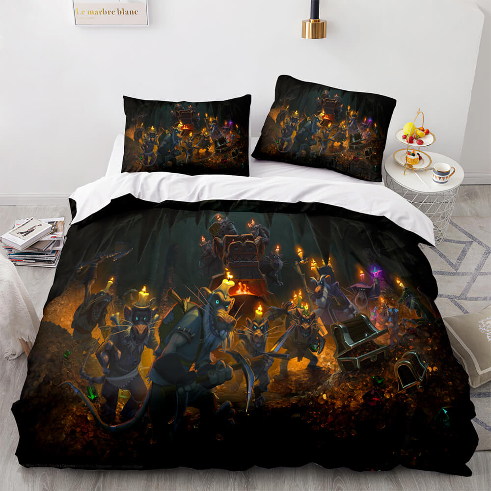 Hearthstone Heroes of Warcraft Cosplay Bedding Set Quilt Cover Without Filler (Online Order Only)