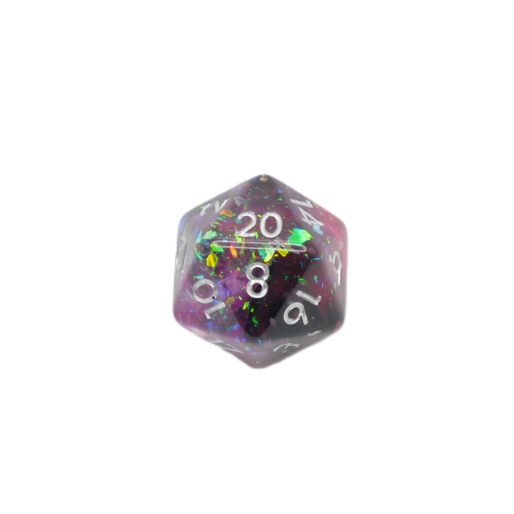 Heart's Content - 7 Piece DnD Dice Set | Acrylic RPG Gaming Dice (ONLINE ORDER ONLY)