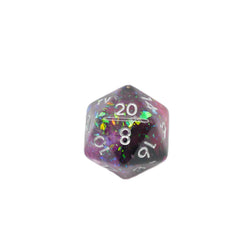 Heart's Content - 7 Piece DnD Dice Set | Acrylic RPG Gaming Dice (ONLINE ORDER ONLY)