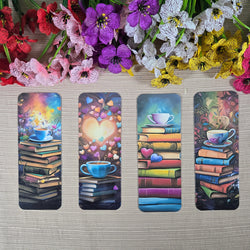 Beautiful Books and Coffee Bookmark (ONLINE ORDER ONLY)