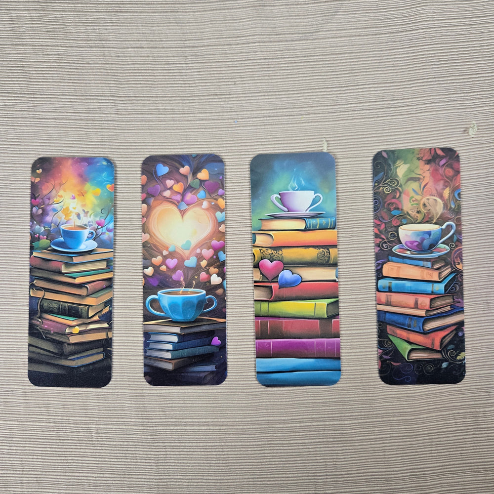 Beautiful Books and Coffee Bookmark (ONLINE ORDER ONLY)
