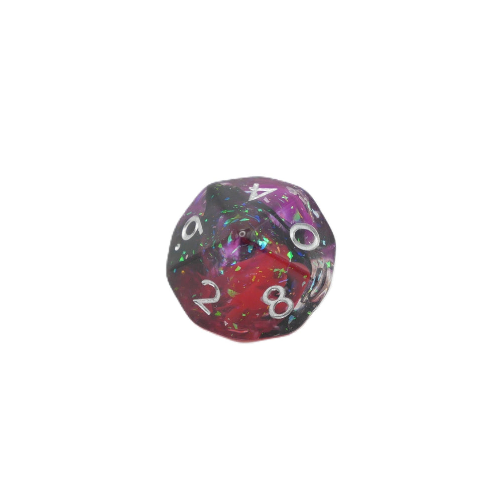 Heart's Content - 7 Piece DnD Dice Set | Acrylic RPG Gaming Dice (ONLINE ORDER ONLY)