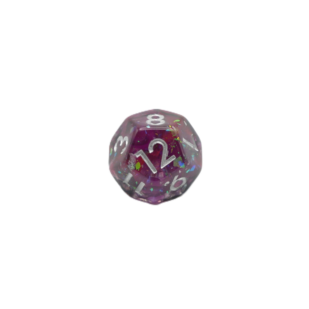Heart's Content - 7 Piece DnD Dice Set | Acrylic RPG Gaming Dice (ONLINE ORDER ONLY)