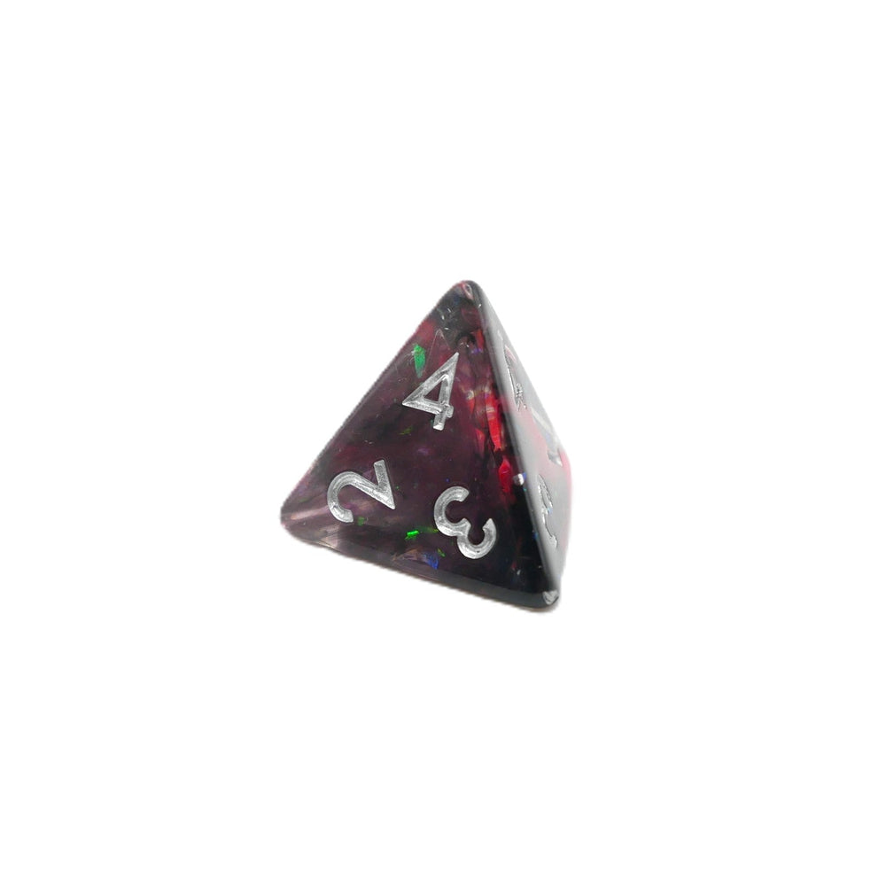 Heart's Content - 7 Piece DnD Dice Set | Acrylic RPG Gaming Dice (ONLINE ORDER ONLY)