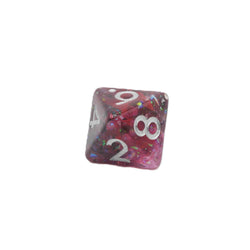 Heart's Content - 7 Piece DnD Dice Set | Acrylic RPG Gaming Dice (ONLINE ORDER ONLY)