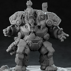 3D Printed Nafarrate Heavy Orc Set Space Orcs 28 32 mm D&D (Online Only)