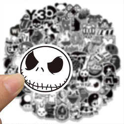 10/30/50/100pcs Cool Fashion Brand Logo Stickers Decals Skateboard Guitar Bike Laptop Motorcycle Luggage Car Waterproof Sticker (ONLINE ORDER ONLY)