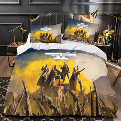 Helldivers 2 Bedding Set Duvet Cover Without Filler (Online Order Only)