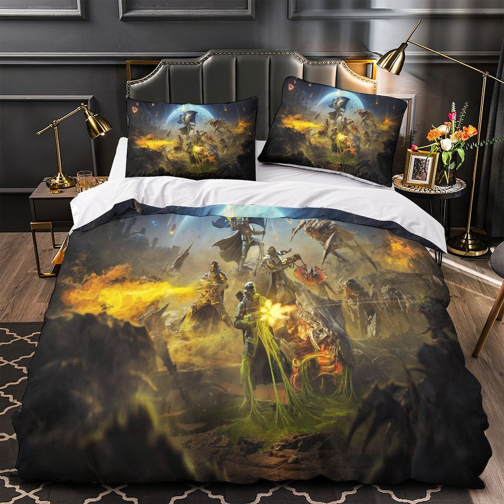 Helldivers 2 Bedding Set Duvet Cover Without Filler (Online Order Only)