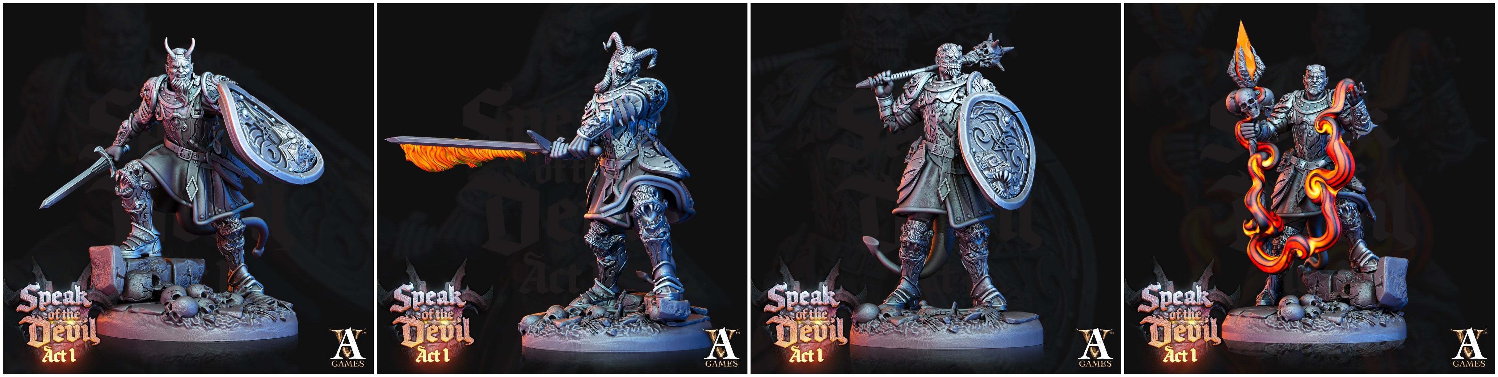 3D Printed Archvillain Games Hellfire Inquisitor Speak of the Devil Act I 28 32mm D&D (Online Only)