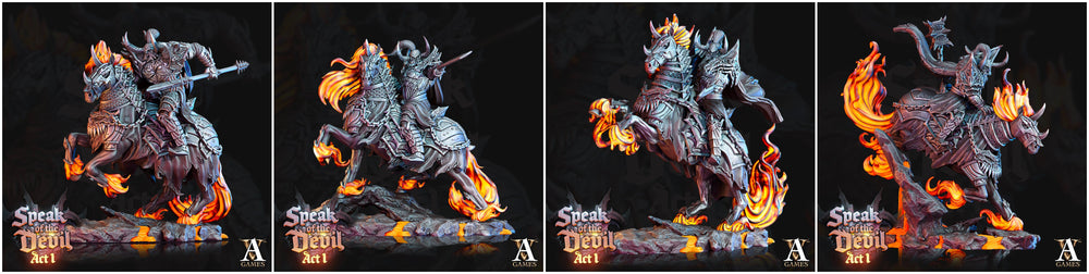 3D Printed Archvillain Games Hellknight Speak of the Devil Act I 28 32mm D&D (Online Only)