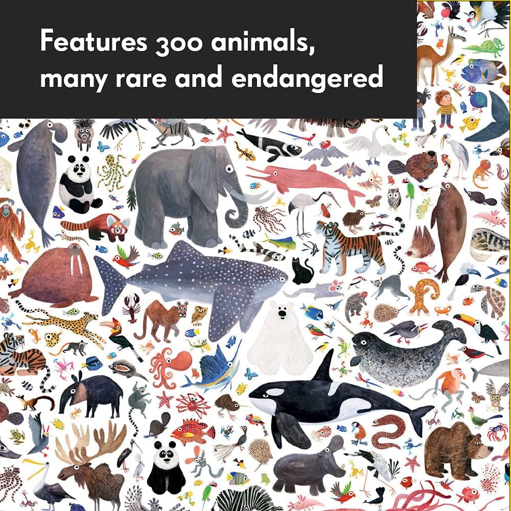 Hello Animals of the World 500 Piece Jigsaw Puzzle Chronicle (ONLINE ORDER ONLY)
