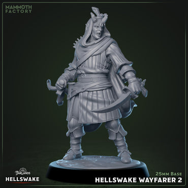 Hellswake Wayfarer Set – Tiefling Ranger Miniatures (ONLINE ORDER ONLY)