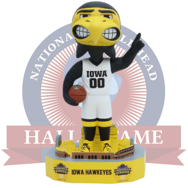 Crossover at Kinnick Iowa Hawkeyes Herky the Hawk Mascot Bobblehead (ONLINE ORDER ONLY)