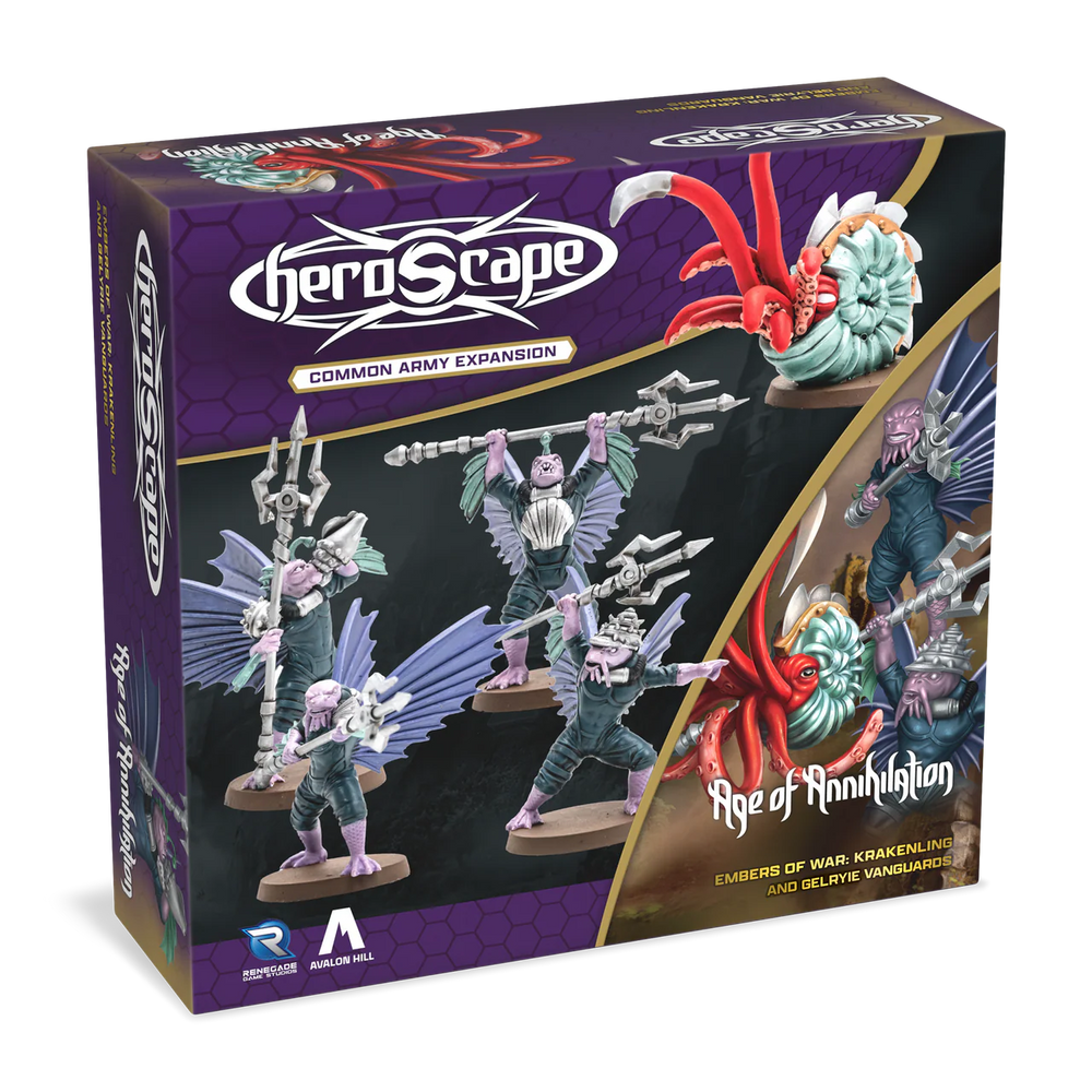 Heroscape: Age of Annihilation - Krakenling and Gelyrie Vanguards Army Expansion (ONLINE ORDER ONLY)