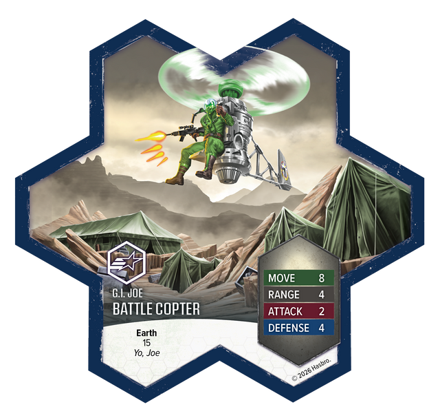 Heroscape: G.I. Joe - Greenshirts & Battle Copter Common Army Expansion