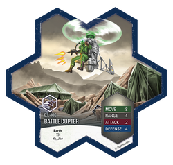 Heroscape: G.I. Joe - Greenshirts & Battle Copter Common Army Expansion