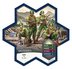 Heroscape: G.I. Joe - Greenshirts & Battle Copter Common Army Expansion